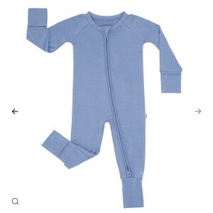 LE Little Sleepies Slate Blue Zippy